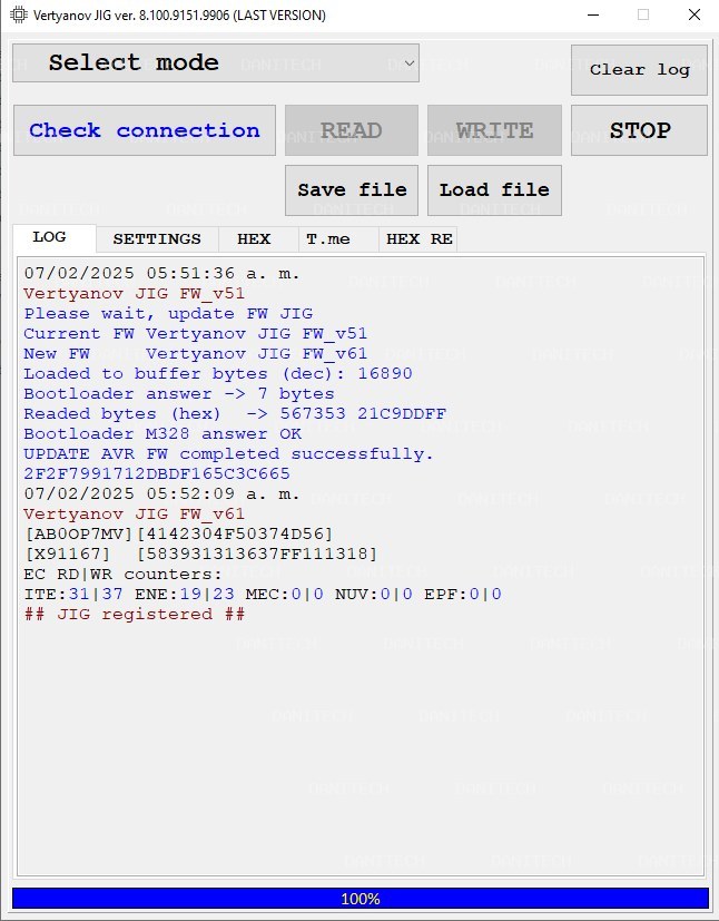 VERTYANOV JIG 3.6 PROGRAMADOR EC KBC ENE ITE ASESORIA INCLUIDA. - imagen 7
