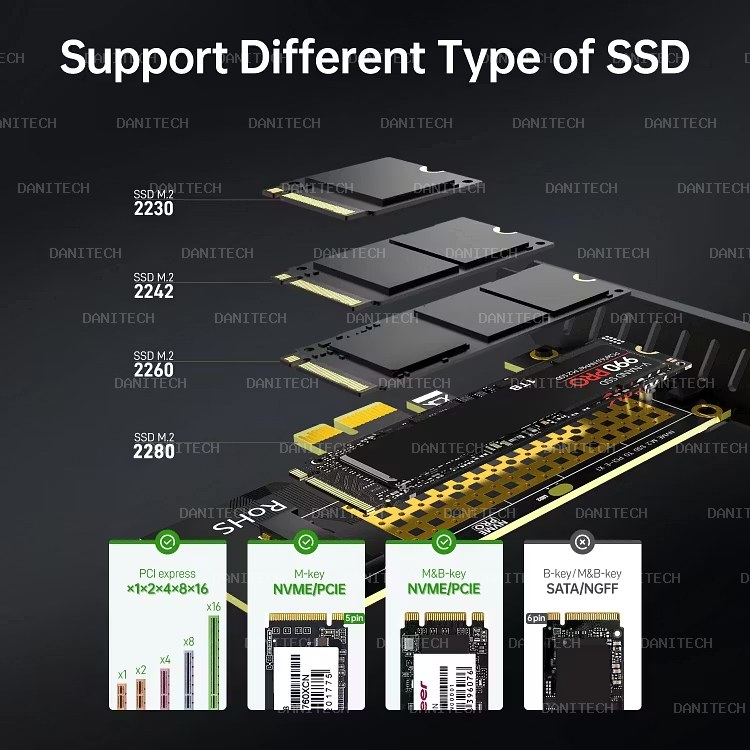 TARJETA ADAPTADORA M.2 NVME A PCI EXPRESS - imagen 3